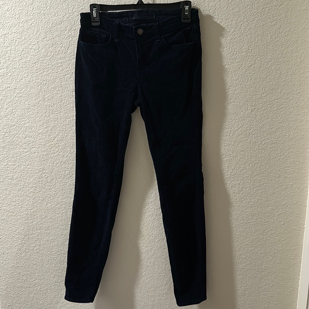 J brand skinny leg blue corduroy size 28